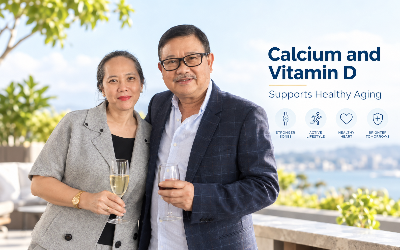 Calcium and Vitamin D supports healthy aging
